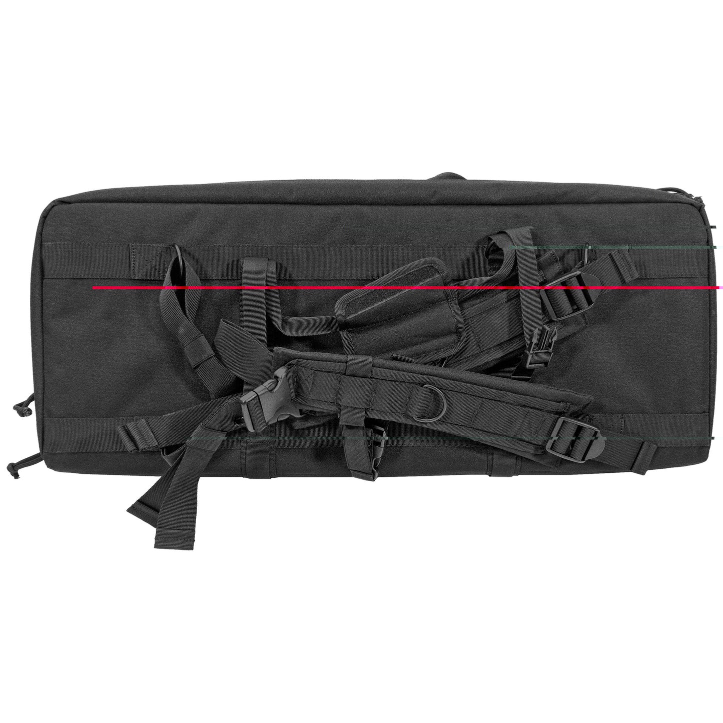 GPS, Tactical Double Rifle Case, Black, 28"