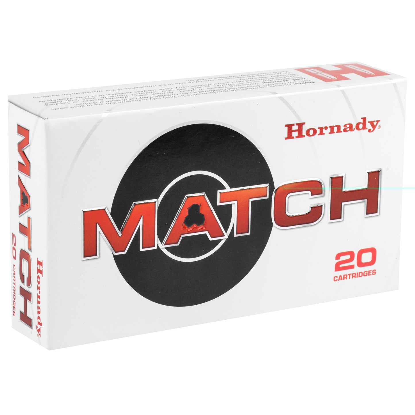 Hornady, Match, 308 Win, 168 Grain, ELD Match, 20 Round Box