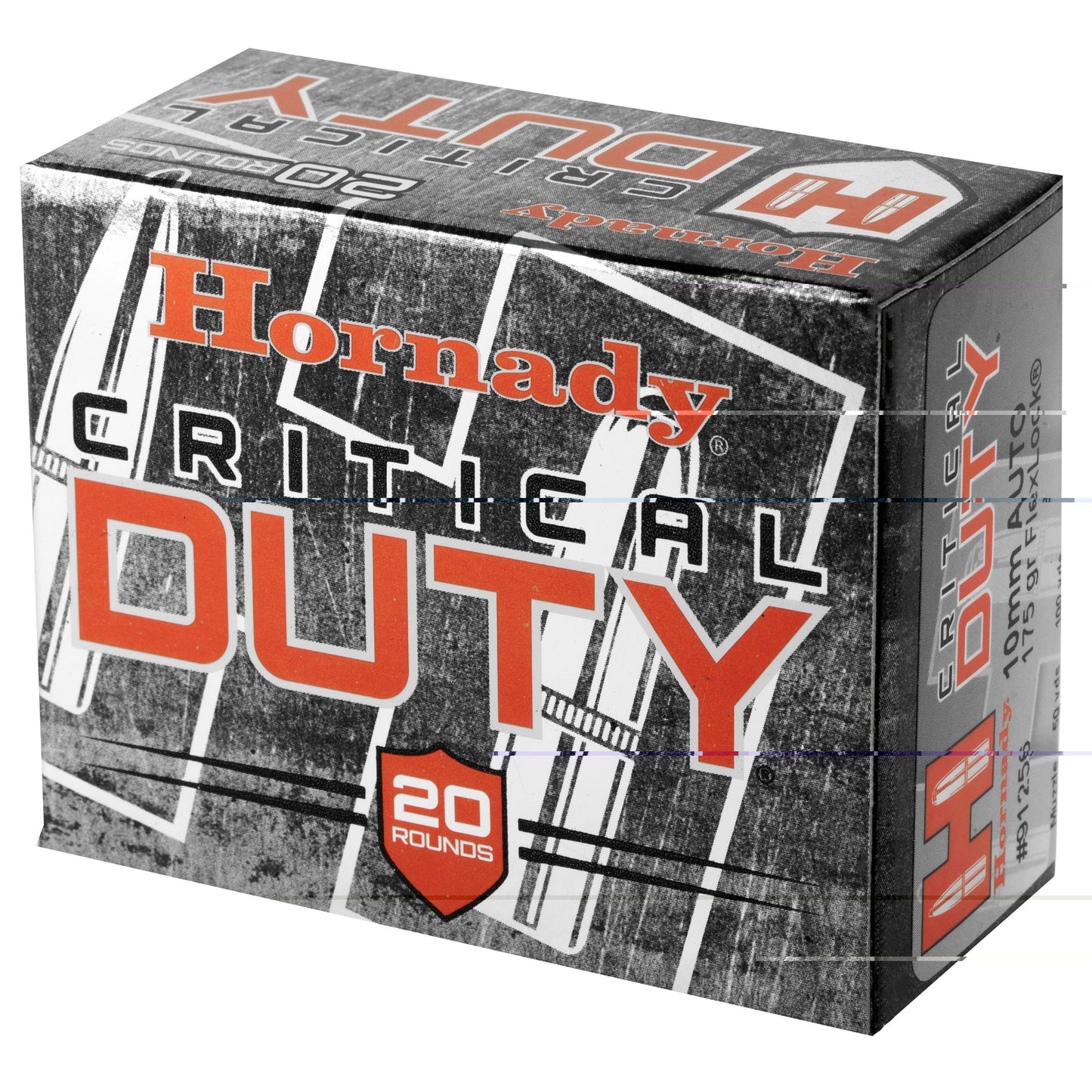 Hornady, Critical Duty, 10MM, 175 Grain, FlexLock Duty, 20 Round Box