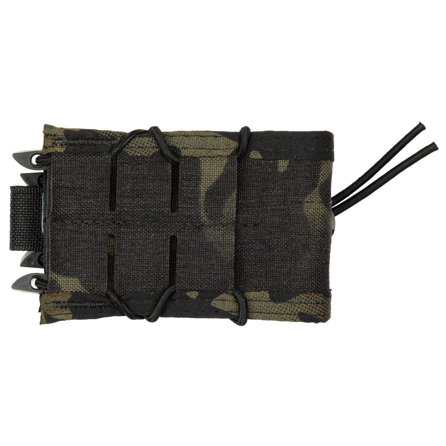 High Speed Gear, Double Decker TACO, Dual Magazine Pouch, Molle, Fits (1) Rifle Magazine and (1) Pistol Magazine, Hybrid Kydex and Nylon, Multicam Black