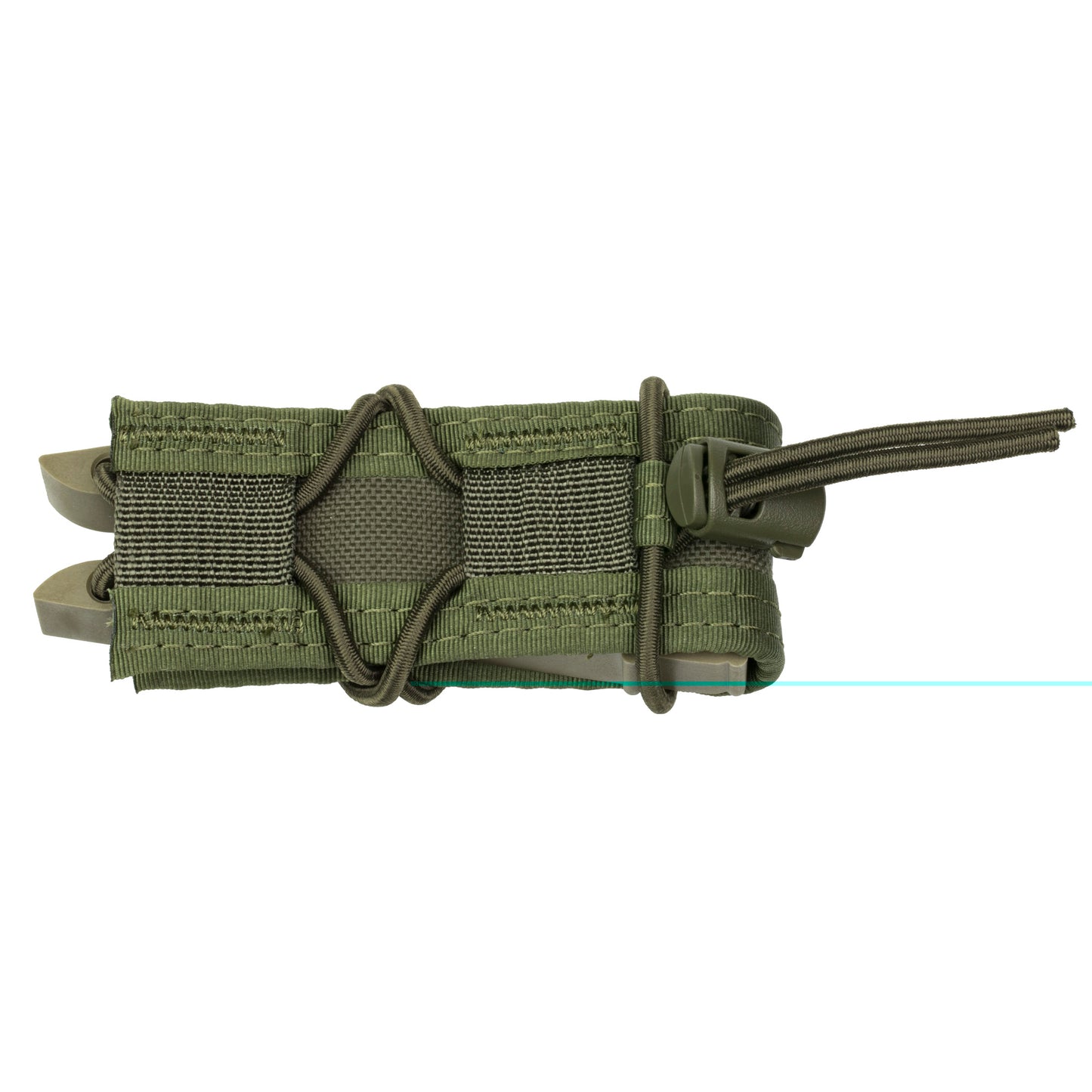 High Speed Gear, Pistol TACO, Single Magazine Pouch, Molle, Fits Most Pistol Magazines, Hybrid Kydex and Nylon, Olive Drab Green