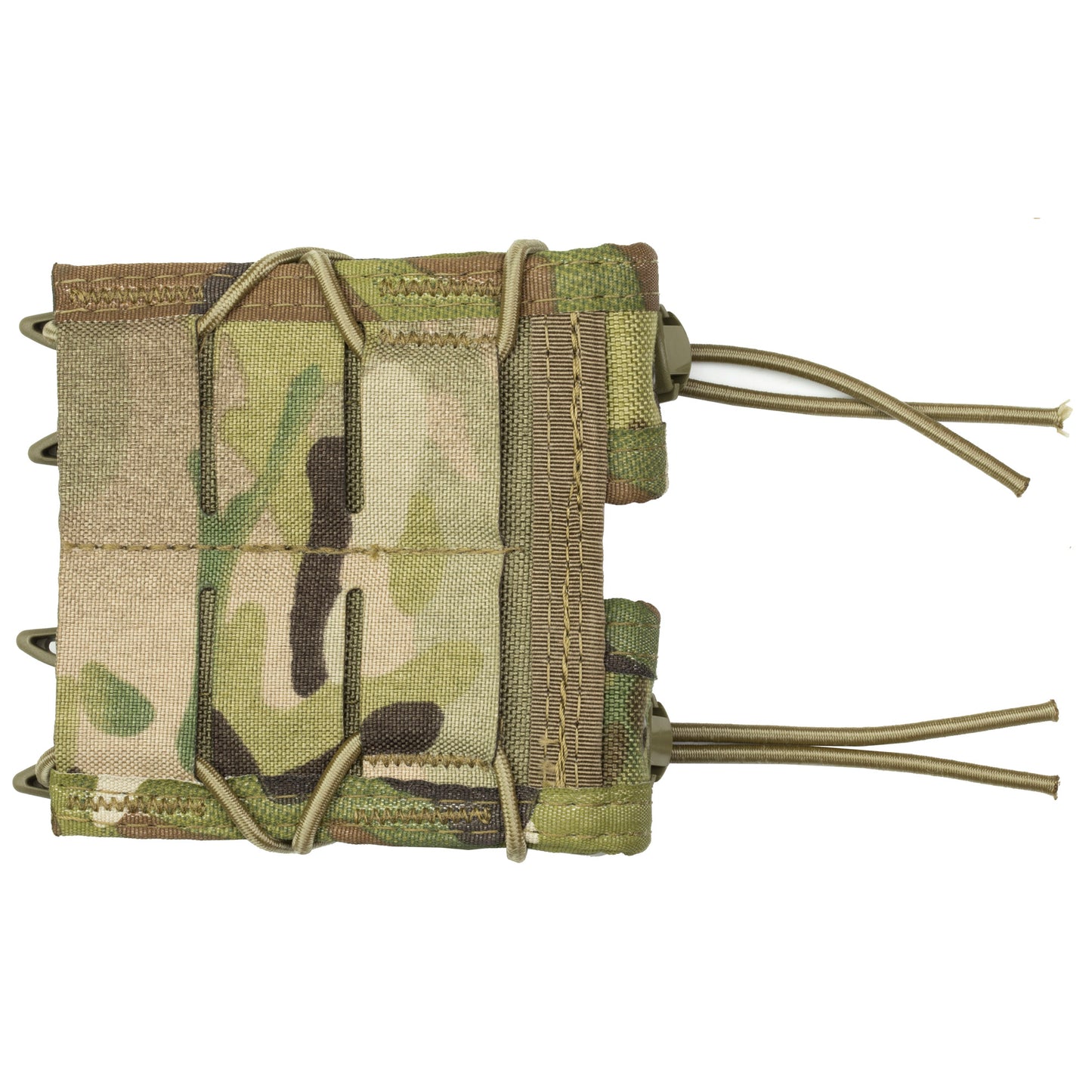 High Speed Gear, Pistol TACO, Double Magazine Pouch, MOLLE, Fits Most Pistol Magazines, Hybrid Kydex and Nylon, Multicam