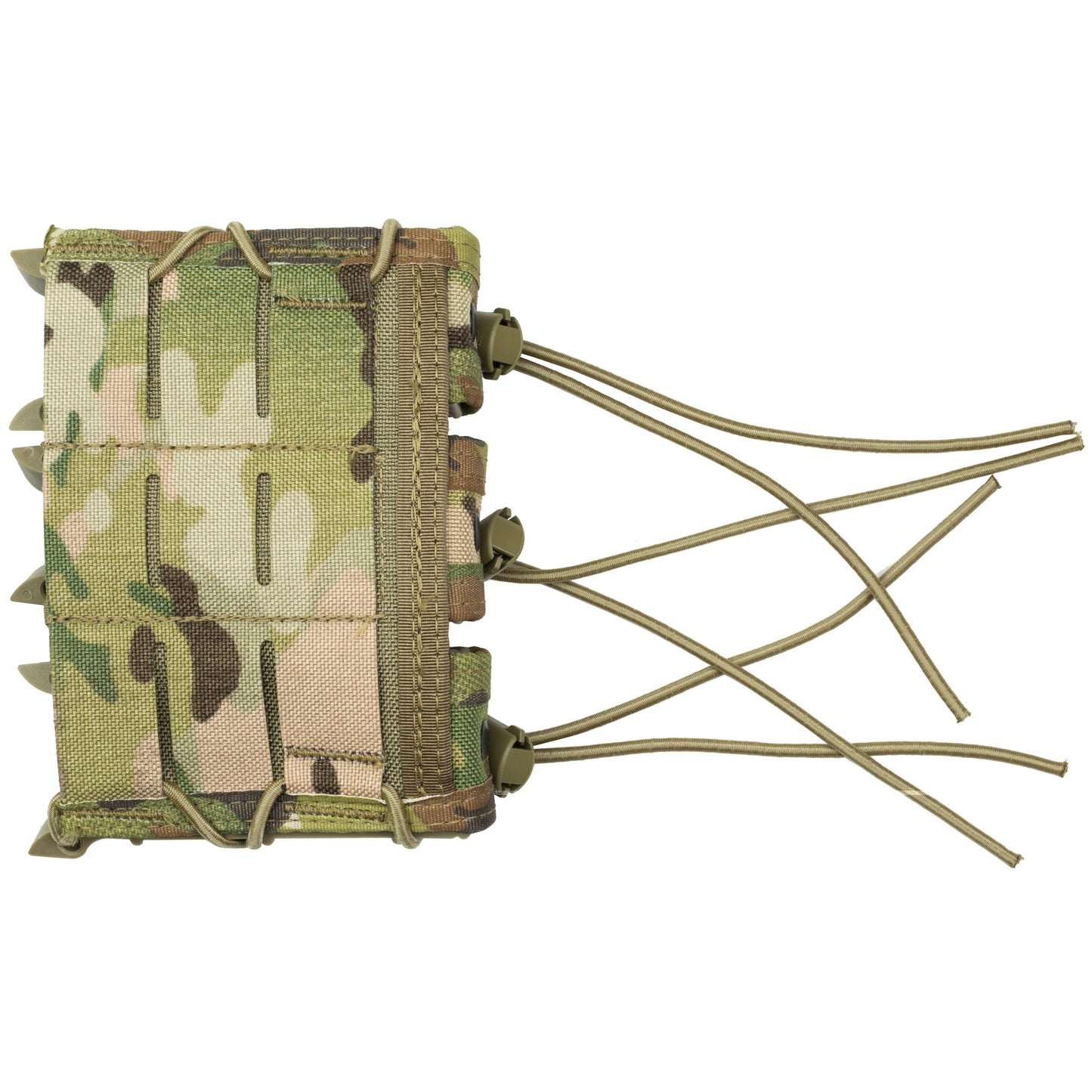 High Speed Gear, Pistol TACO, Triple Magazine Pouch, MOLLE, Fits Most Pistol Magazines, Hybrid Kydex and Nylon, Multicam