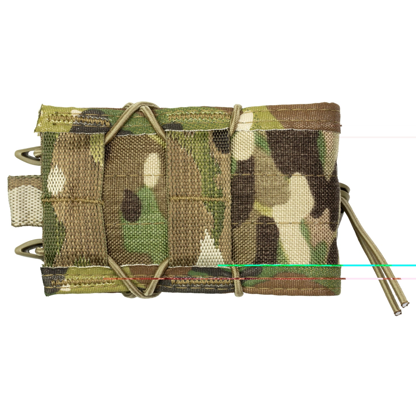 High Speed Gear, Rifle TACO, Single Magazine Pouch, MOLLE, Fits Most Rifle Magazines, Hybrid Kydex and Nylon, Multicam