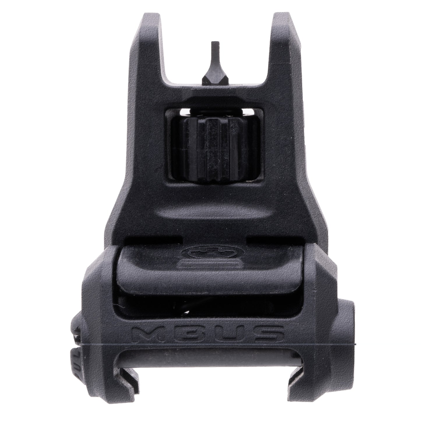 Magpul Industries, MBUS 3 Back-Up Front Sight, Tool-Less Elevation Adjustment Similar to MBUS Pro, Ambidextrous Push-Button Deployment, Fits Picatinny Rails, Flip Up, Black