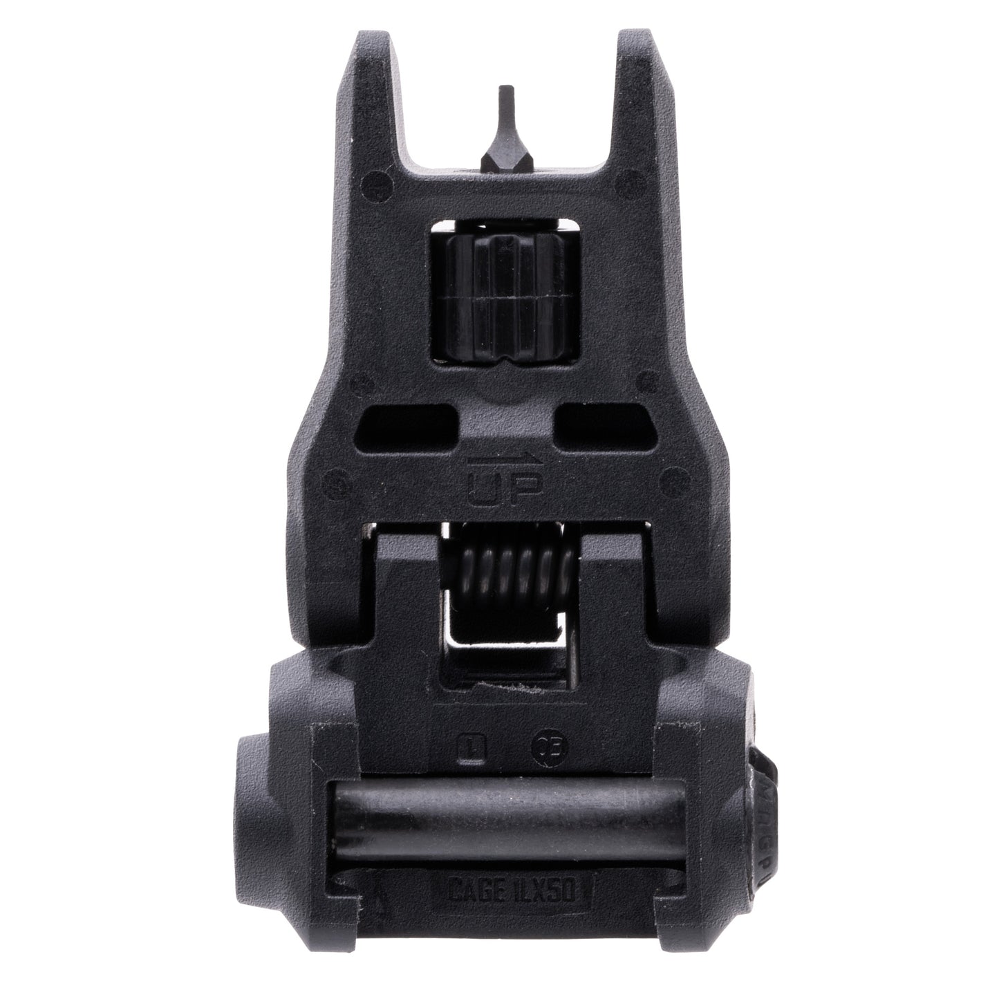 Magpul Industries, MBUS 3 Back-Up Front Sight, Tool-Less Elevation Adjustment Similar to MBUS Pro, Ambidextrous Push-Button Deployment, Fits Picatinny Rails, Flip Up, Black