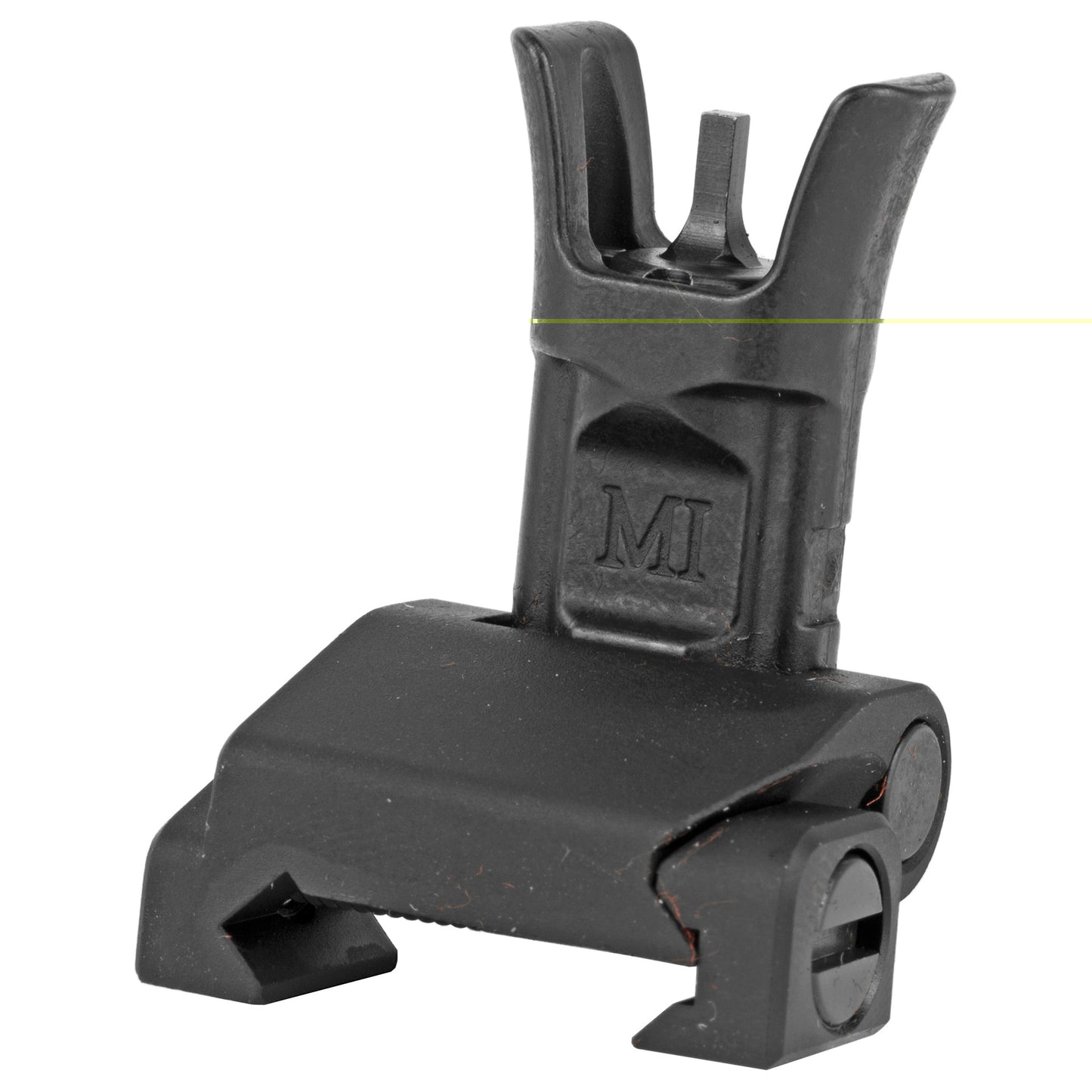 Midwest Industries, Combat Rifle Front Sight, Low Profile, Mil-Spec Sight Height, Ordnance Grade Steel and 6061 Aluminum, Black Finish