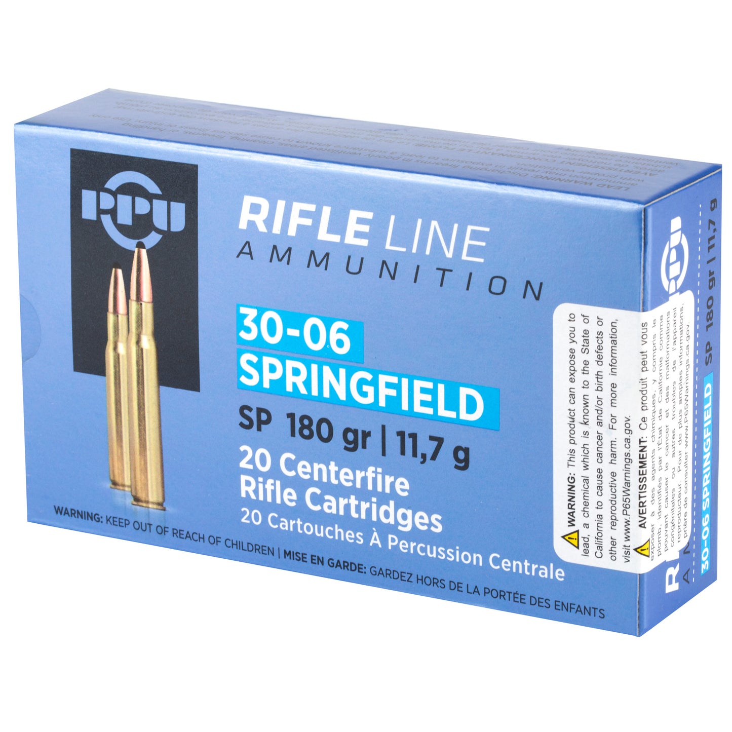 Prvi Partizan, Rifle, 30-06, 180 Grain, Soft Point, 20 Round Box