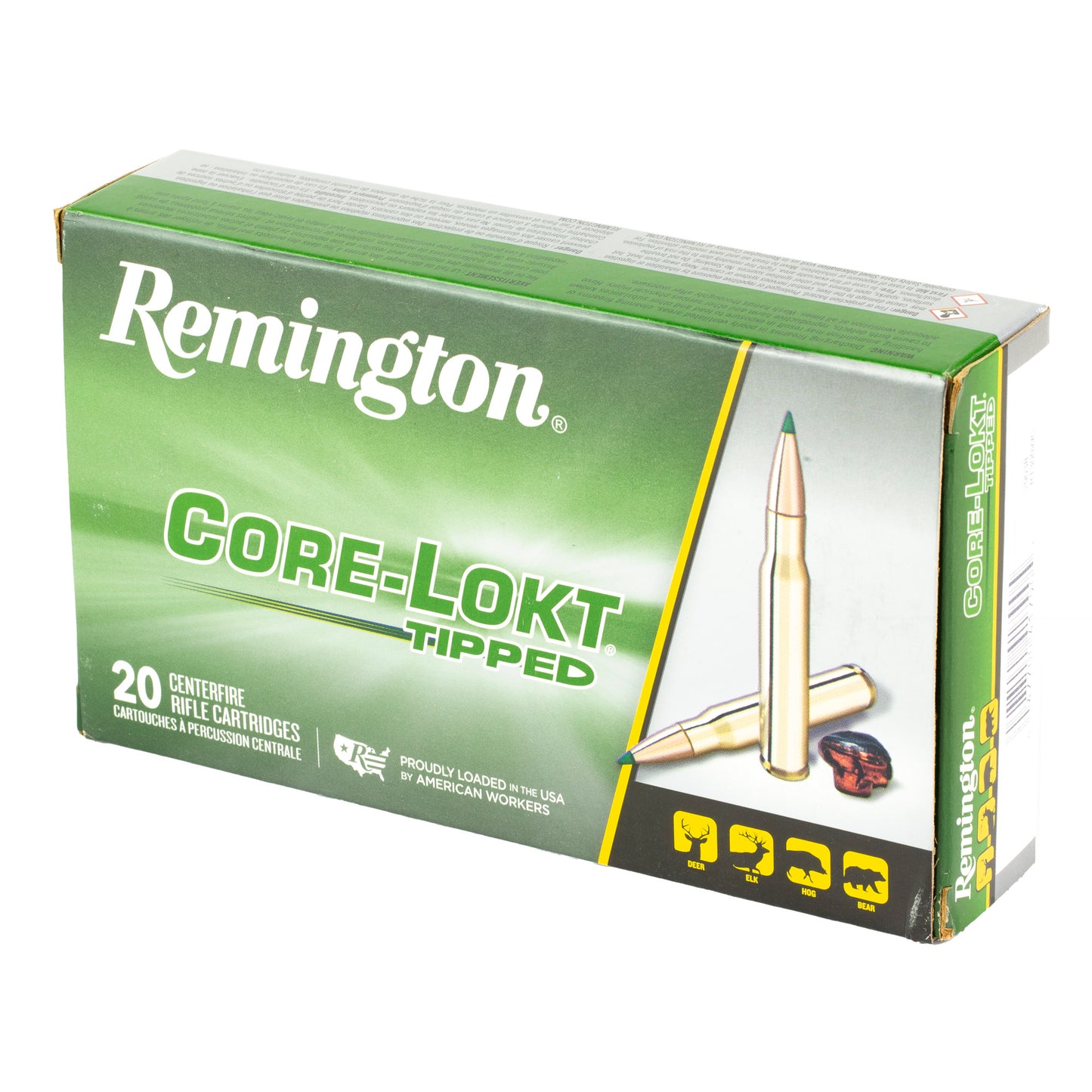 Remington, CORE-LOKT, TIPPED, 300 Winchester Magnum, 180 Grain, Polymer Tip, 20 Round Box