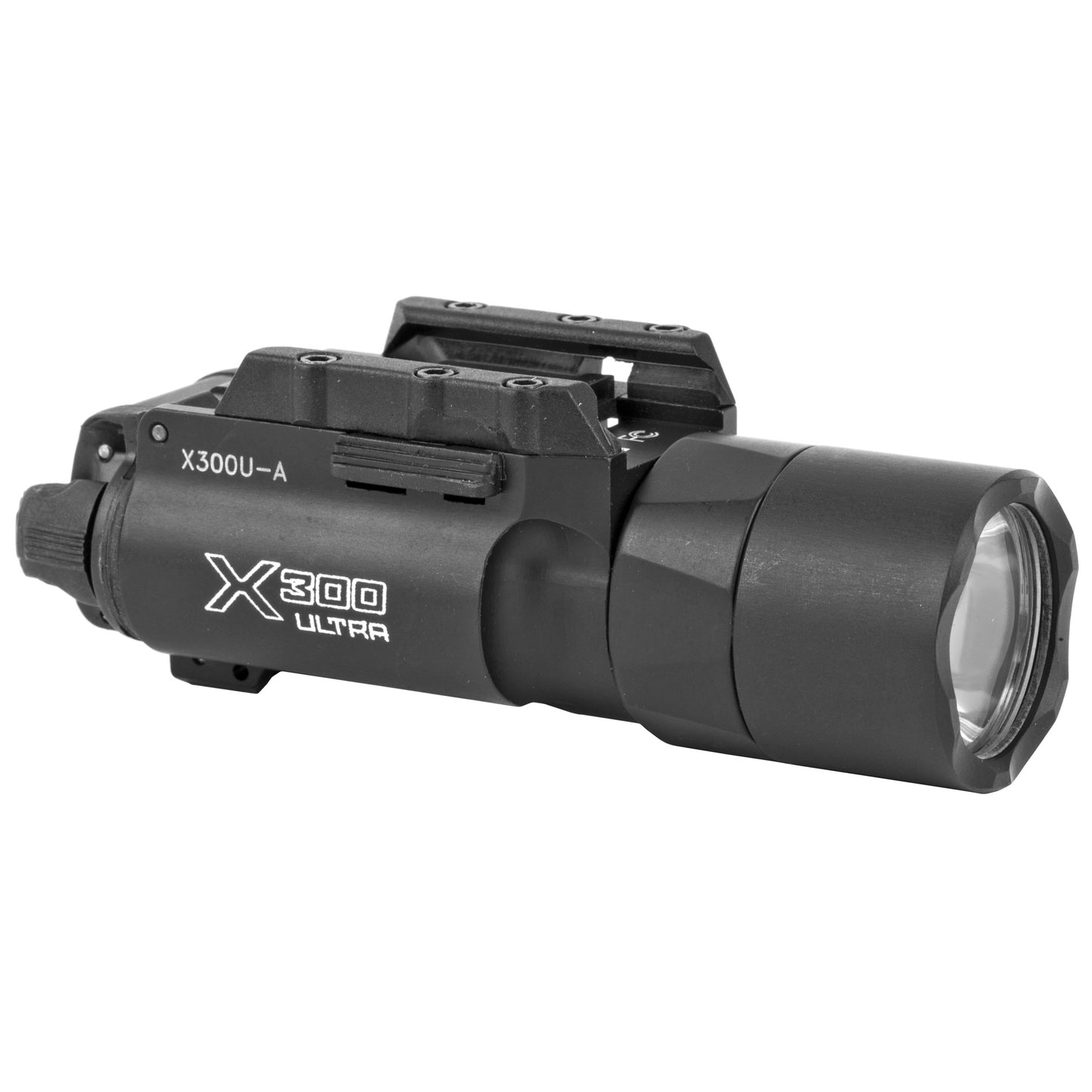 Surefire, X300 Ultra, Weaponlight, White LED, 1000 Lumens, Fits Picatinny and Universal, For Pistols, Black, 2x CR123 Batteries