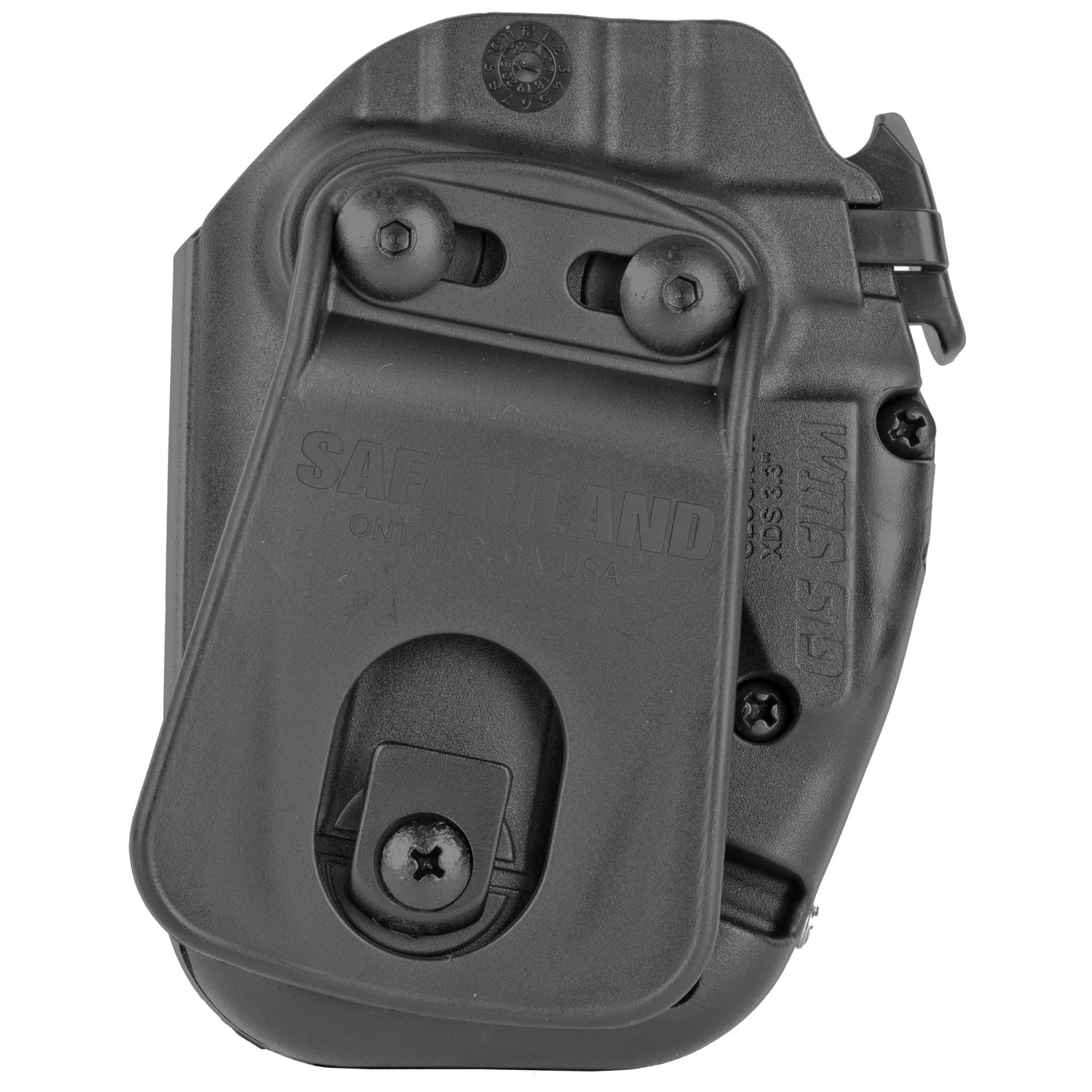 Safariland, 571 7TS GLS Slim Holster, Micro-Paddle, Fits Glock 43/43X, Hellcat with or without Red Dot Sight, Kydex, Black, Right Hand