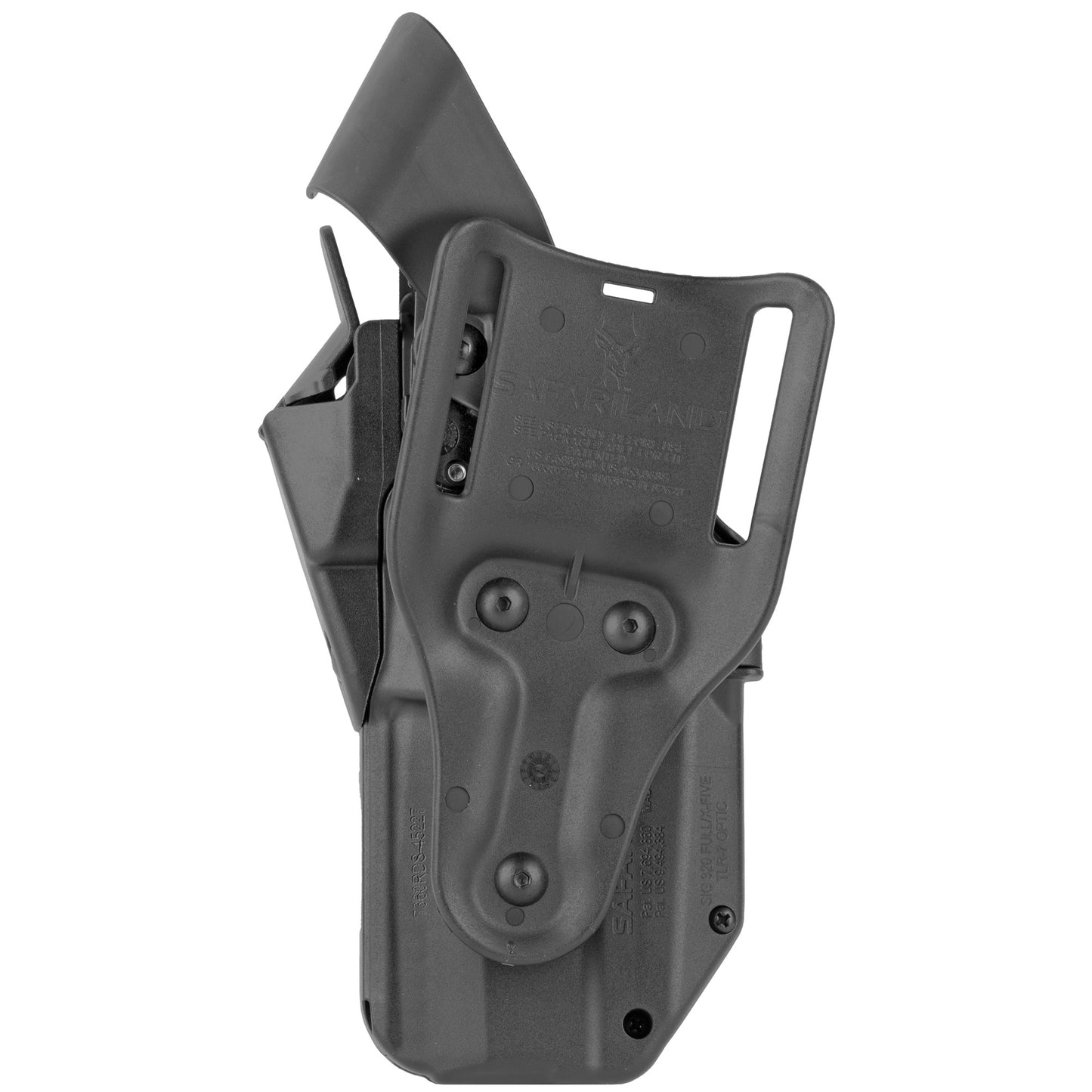 Safariland, 7360RDS, ALS/SLS Mid-Ride Level-III Retention Holster, Fits Sig P320 X-Five, Kydex, Black, Right Hand