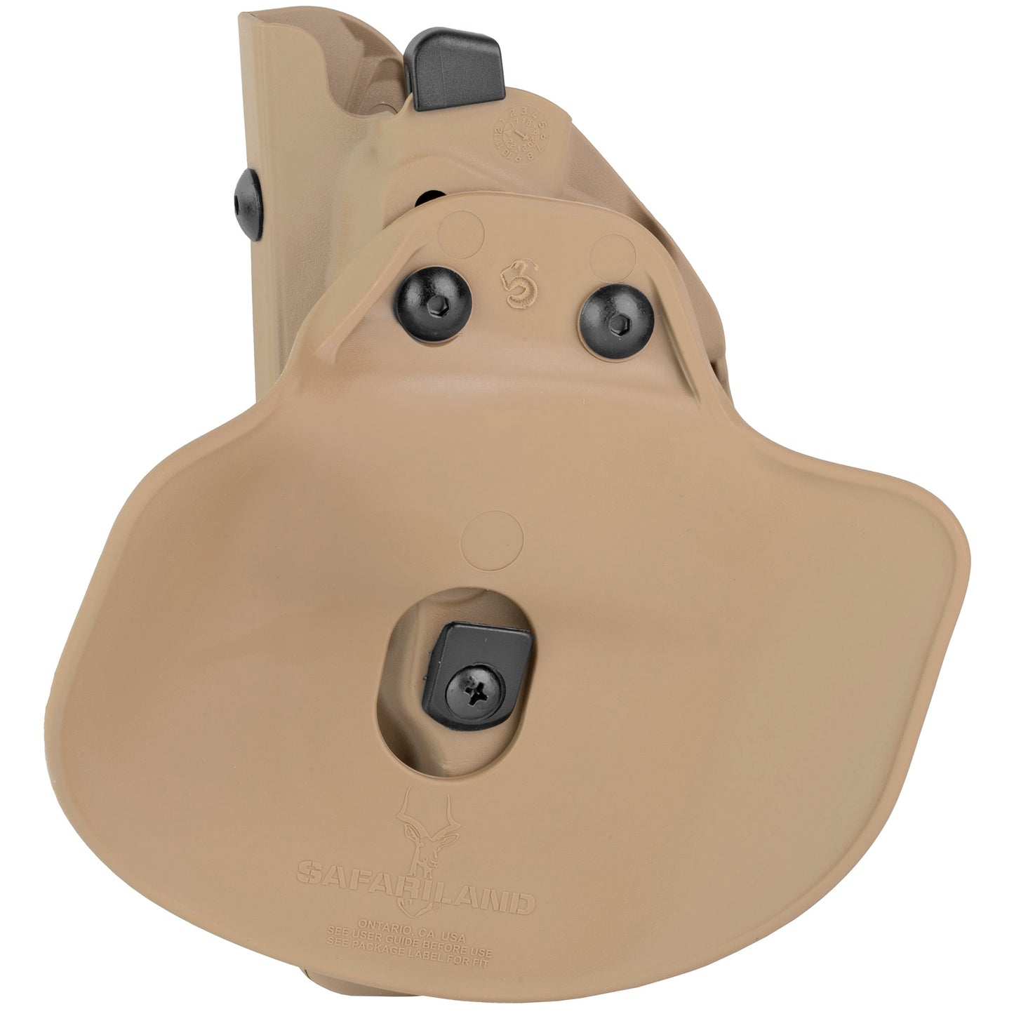 Safariland, 7378 7TS ALS Concealment Holster, Fits Glock 19/23, Kydex, Flat Dark Earth, Flexible Paddle and Belt Loop, Right Hand