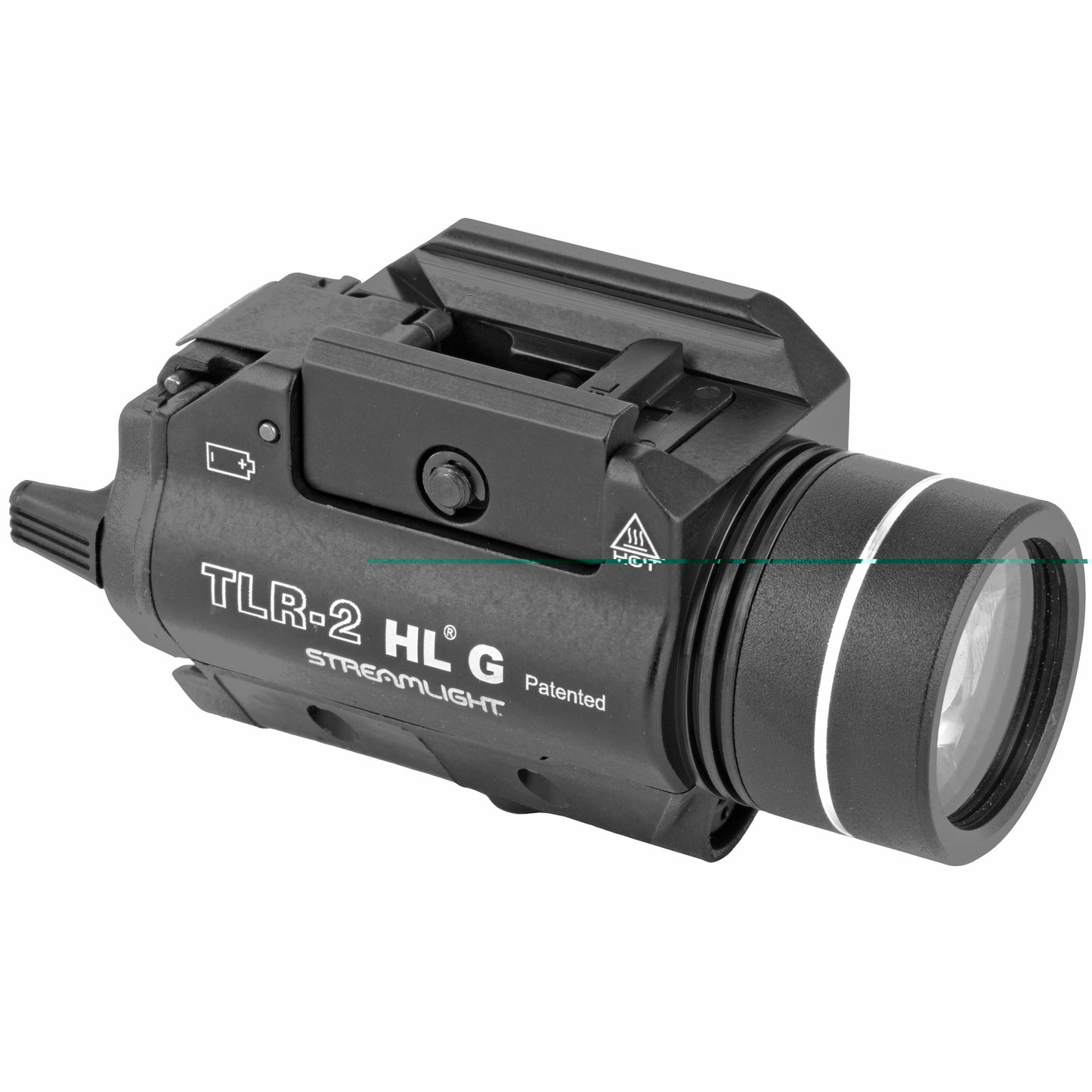 Streamlight, TLR-2 HLG Tac Light w/laser, Black Finish, Includes Rail Locating Keys for Glock style, 1913 Picatinny, S&W 99/TSW, and Beretta 92, 1000 Lumens