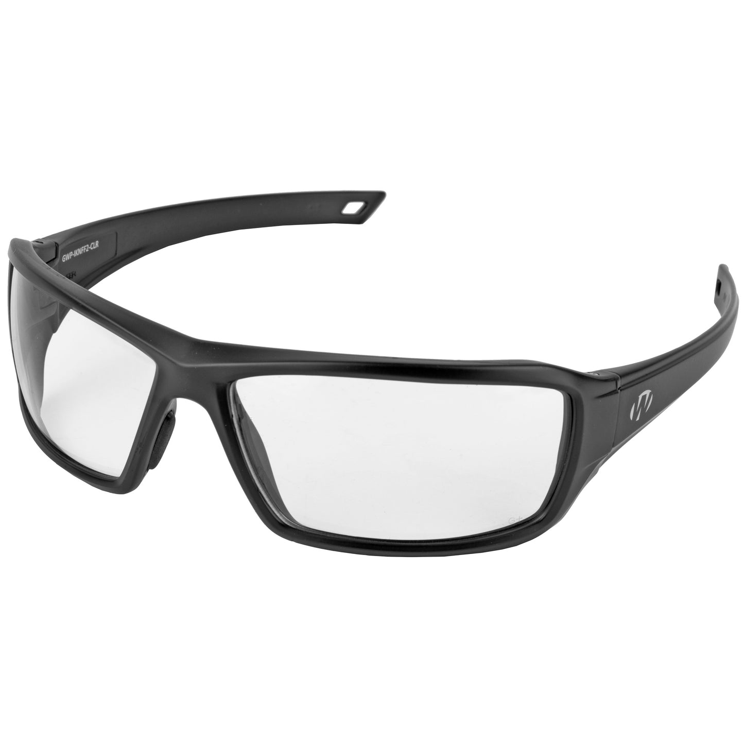 Walker's, IKON, Forge Full Frame Shooting Glasses, Black Frame, Clear Lens