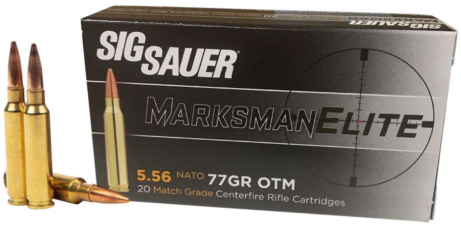 Sig Sauer Marksman, Sig E556m4-20      Marksman    5.56  77 Otm  20/10