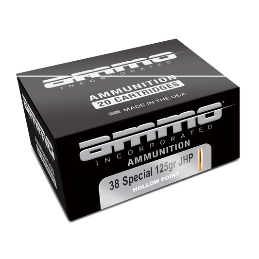 Ammo Inc, Signature, .38 Special, 125 Grain, Jacketed Hollow Point, 20 Round Box