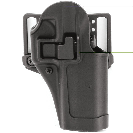 BLACKHAWK, CQC SERPA Holster With Belt and Paddle Attachment, Fits Glock 21, S&W MP, Right Hand, Black