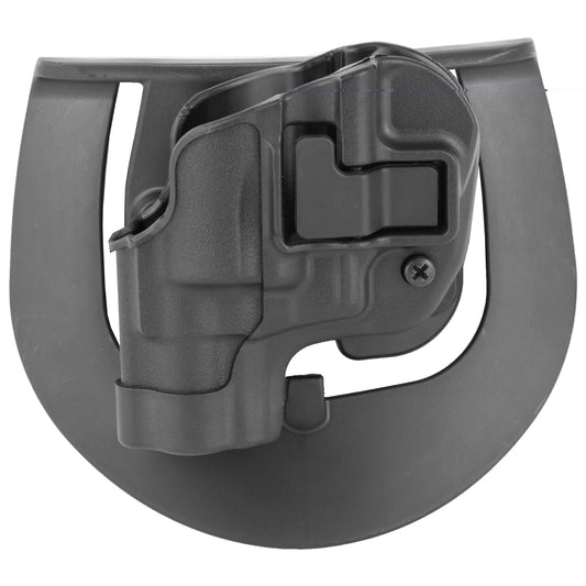 BLACKHAWK, CQC SERPA Holster With Belt and Paddle Attachment, Fits J Frame With 2" Barrel, Left Hand, Black