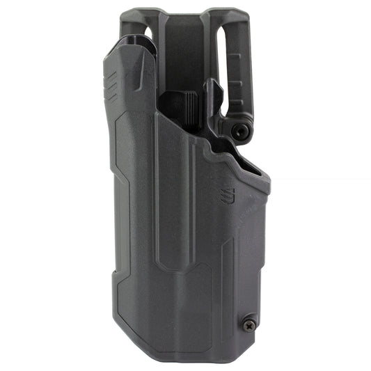 BLACKHAWK, T-Series, L2D, Duty Holster, Left Hand, Fits Glock 20/21/37/38 w/TLR 1 or 2, Black, Includes Jacket Slot Belt Loop, Polymer