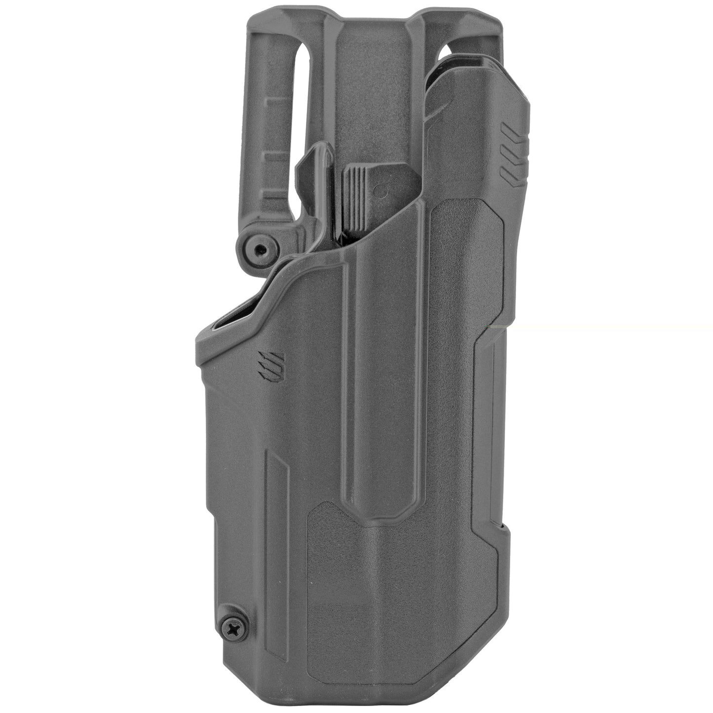 BLACKHAWK, T-Series L2D, Duty Holster, Right Hand, Black Finish, Fits Glock 21 With TLR1/TLR2, Includes Jacket Slot Belt Loop