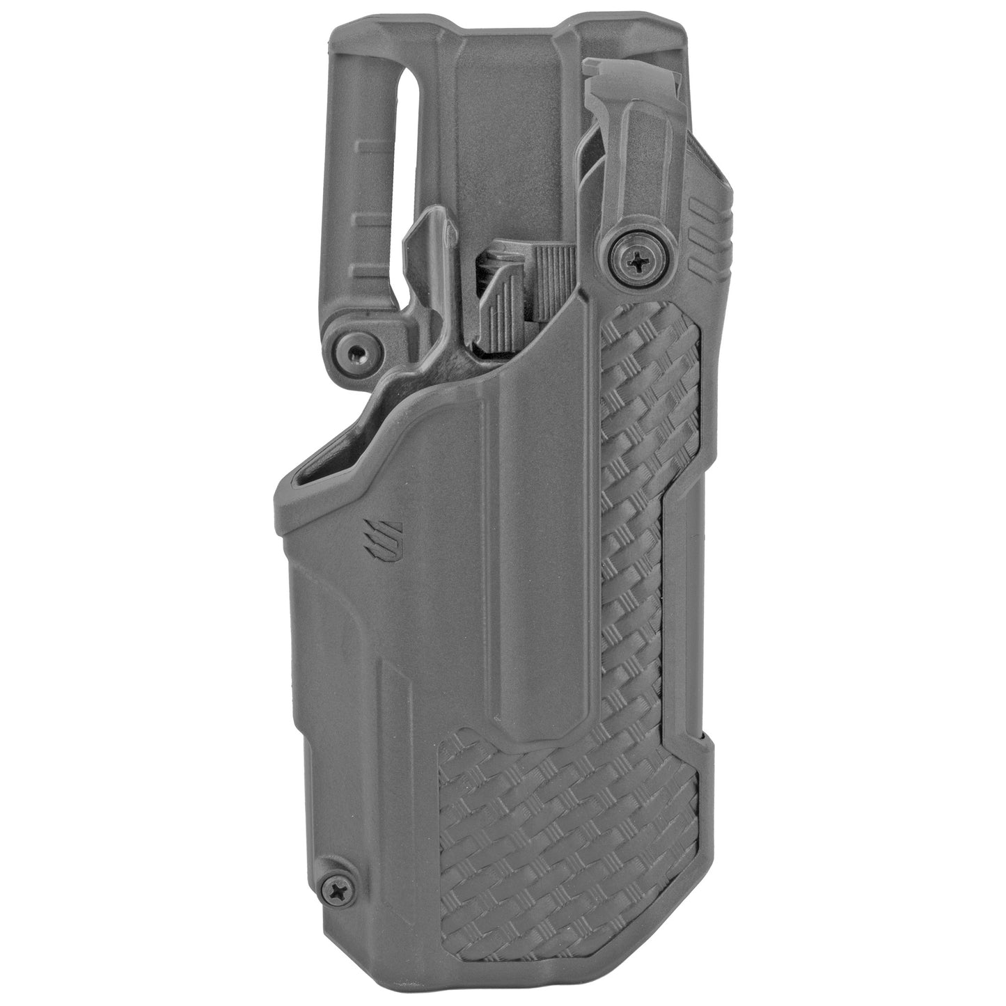 BLACKHAWK, T-Series L3D, Duty Holster, Right Hand, Fits Glock 17/22/31 With TLR1/TLR2, Includes Jacket Slot Belt Loop, Black Basketweave Finish