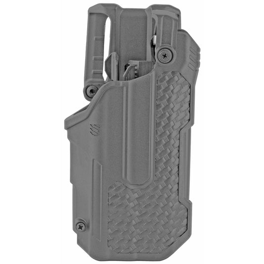 BLACKHAWK, T-Series L3D, Duty Holster, Right Hand, Fits Sig P320/P250 With TLR1/TLR2, Includes Jacket Slot Belt Loop, Black Basketweave Finish