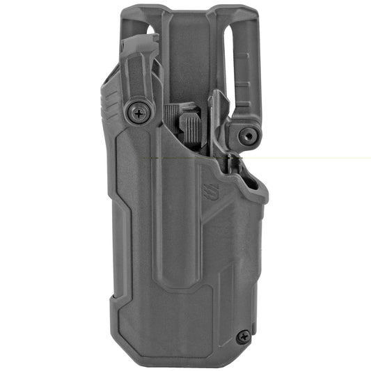 BLACKHAWK, T-Series L3D, Duty Holster, Left Hand, Black Finish, Fits Glock 17/22/31 With TLR7, Includes Jacket Slot Belt Loop