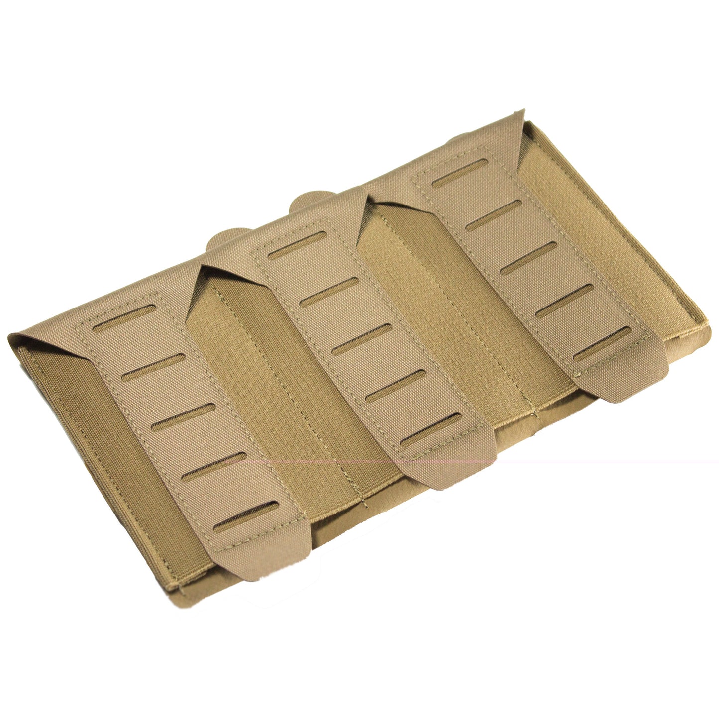 Blue Force Gear, 10 Speed, Triple Magazine Pouch, Helium Whisper Attachment, Fits (3) AR-15 Magazine, Elastic Construction, Coyote Brown