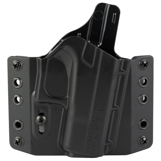 Bravo Concealment, BCA, OWB Concealment Holster, 1.5" Belt Loops, For Glock 42, Matte Finish, Black, Polymer Construction, Right Hand