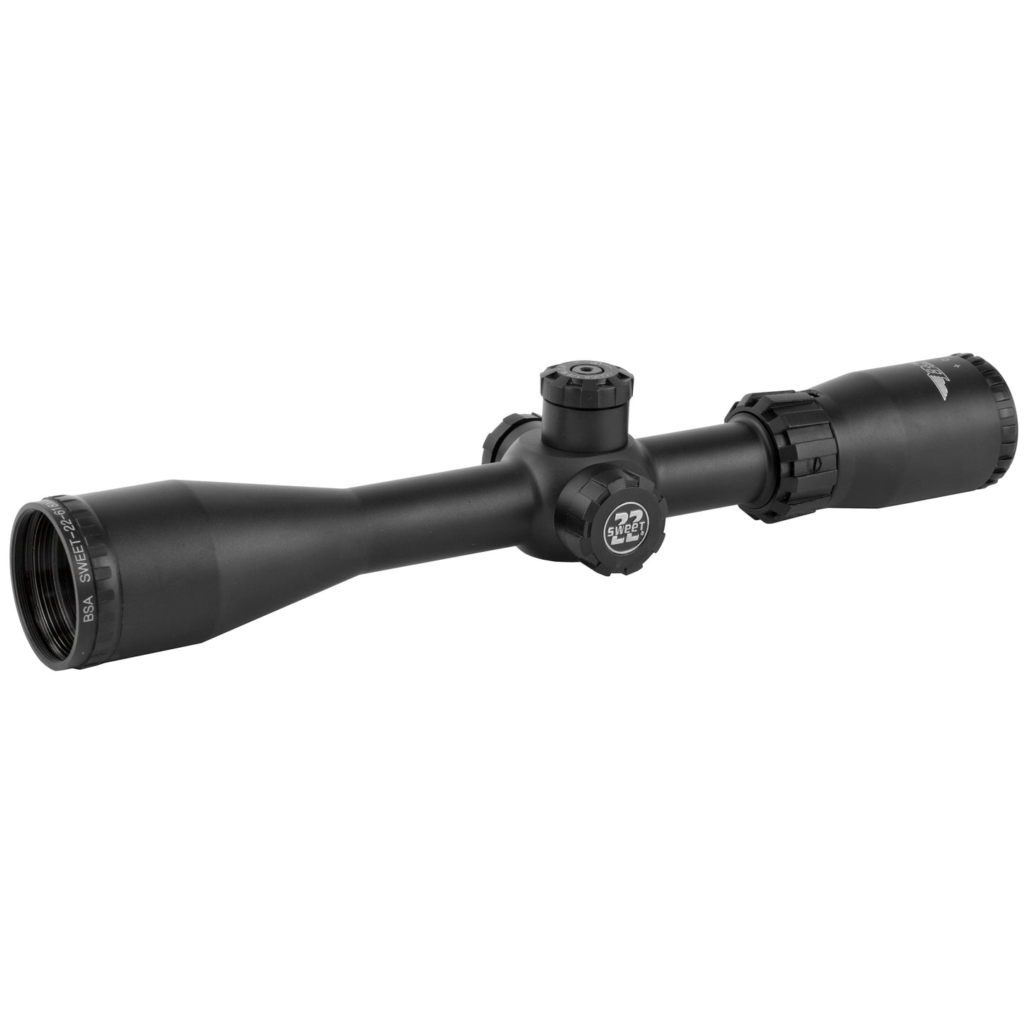 BSA Optics, Sweet 22 Rifle Scope, 6-18X40, 1", 30/30, Adjustable Parallax, Matte Finish