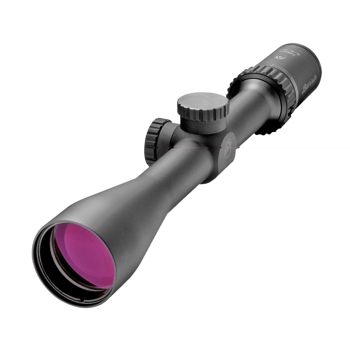 Burris, Fullfield E1, Rifle Scope, 3-9X Magnification, 40mm Objective Lens, 1" Main Tube, Ballistic Plex Muzzleloader Reticle, Matte Black