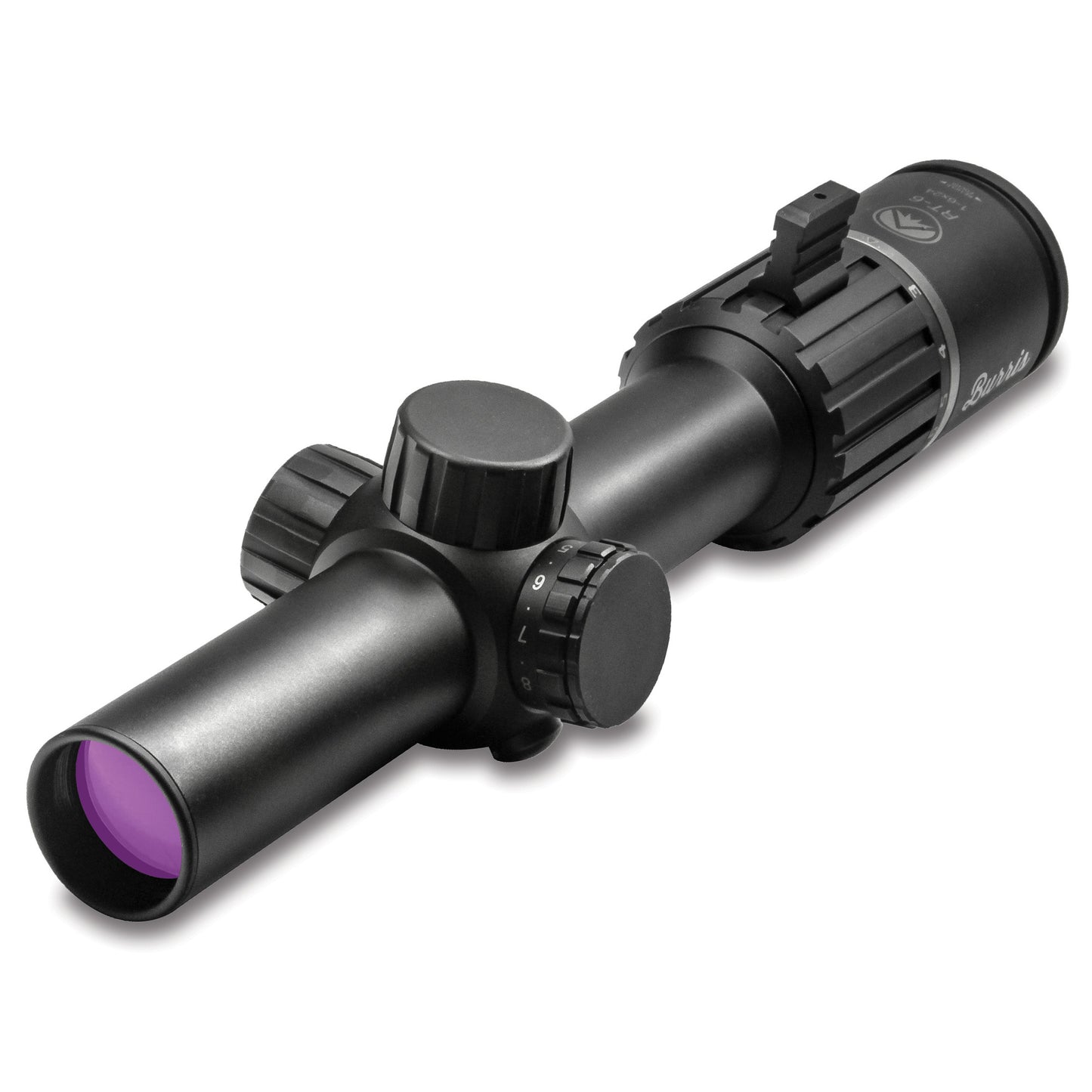 Burris, RT-6 Rifle Scope, 1-6X24mm, 30mm Main Tube Ballistic AR Illuminated Reticle, Matte Finish