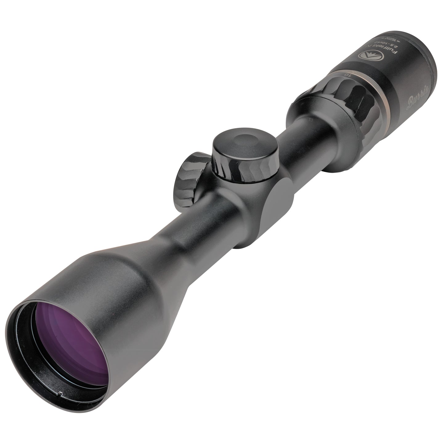 Burris, Fullfield IV Rifle Scope, 2.5-10X42, 1" Tube, Ballistic E3 Illuminated Reticle, Matte Black Finish