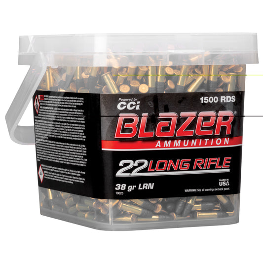 Blazer, .22 LR, 38 Grain, Lead Round Nose, 1500 Round Bucket