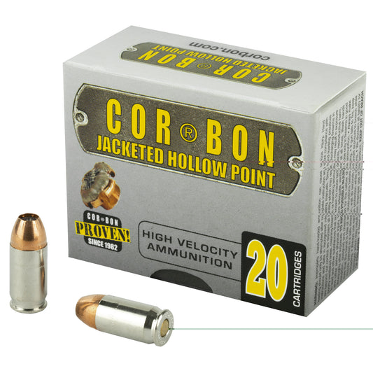CorBon, Self Defense, 380ACP, 90 Grain, Jacketed Hollow Point, 20 Round Box