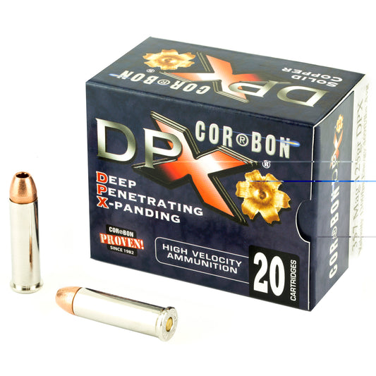 CorBon, Deep Penetrating X Bullet, .357 Magnum, 125 Grain, Barnes X, 20 Round Box