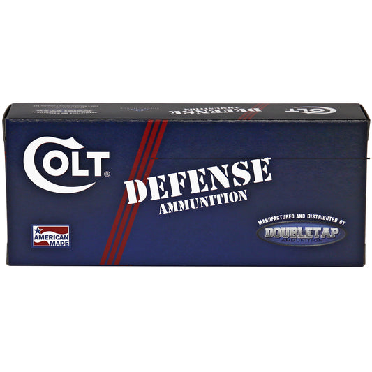 DoubleTap Ammunition, Colt Defense, 300 Blackout, 125 Grain, Solid Copper Hollow Point, 20 Round Box