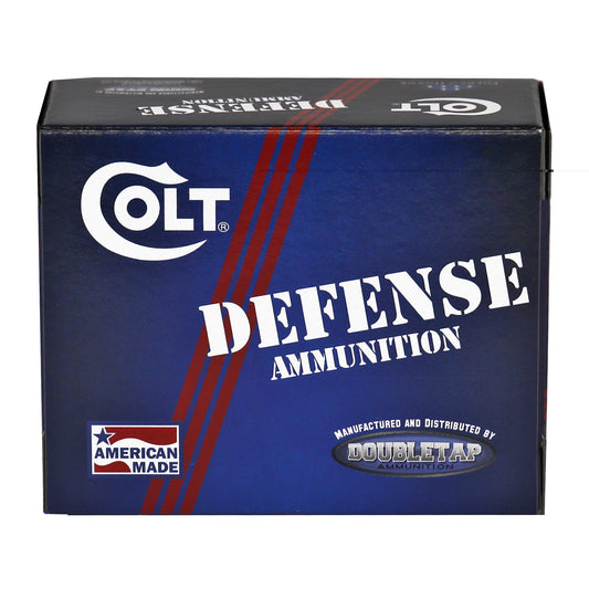 DoubleTap Ammunition, Colt Defense, 45 ACP, 230 Grain, Jacketed Hollow Point, 20 Round Box