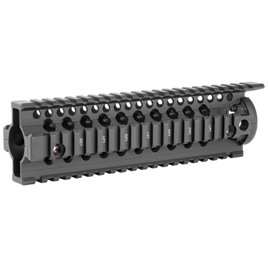 Daniel Defense, Omega Rail, 9.0", Fits Mid-Length Length, AR Rifles, 2 Piece Drop-In Free Float Rail System, Black