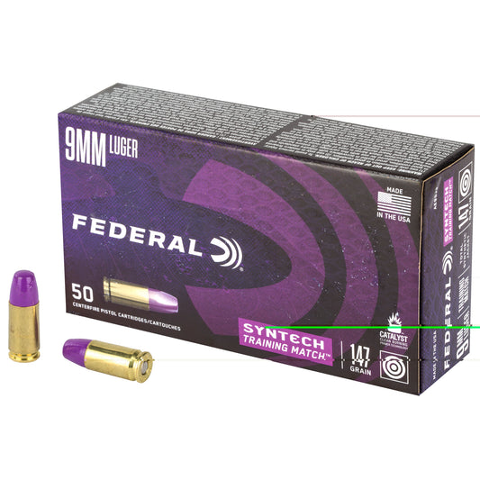 Federal, American Eagle, 9MM, 147 Grain, TSJ, Total Synthetic Jacket, 50 Round Box