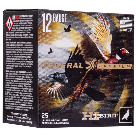 Federal, Hi-Bird, 12 Gauge, 2.75", #5, 1 1/4 oz, Shot, 25 Round Box