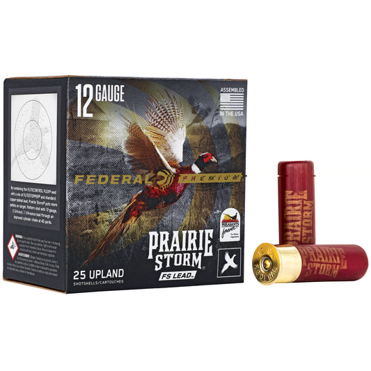 Federal, Premium, Prairie Storm, 12 Gauge 3", FS Lead, #5, 1 5/8oz, 25 Round Box