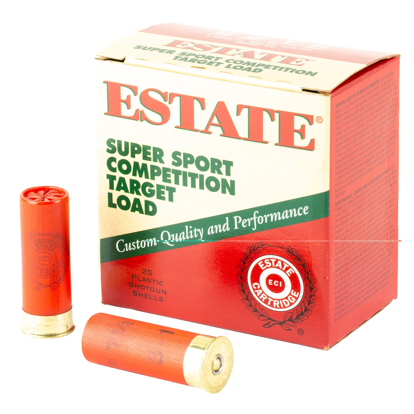 Federal, Estate, Super Sport, 12 Gauge 2.75", #7.5, 1 oz, 25 Round Box