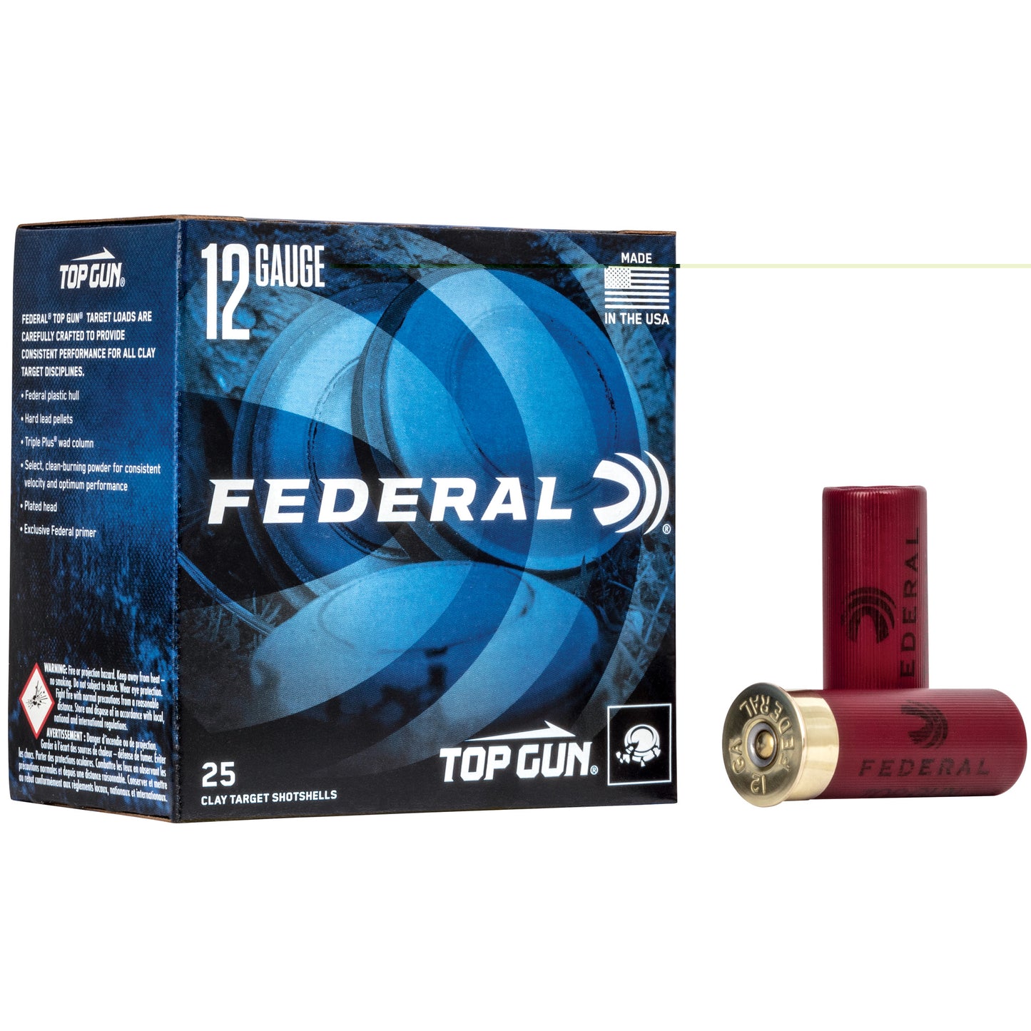 Federal, Top Gun, 12 Gauge 2.75", #7.5, 1 1/8 oz, 25 Round Box