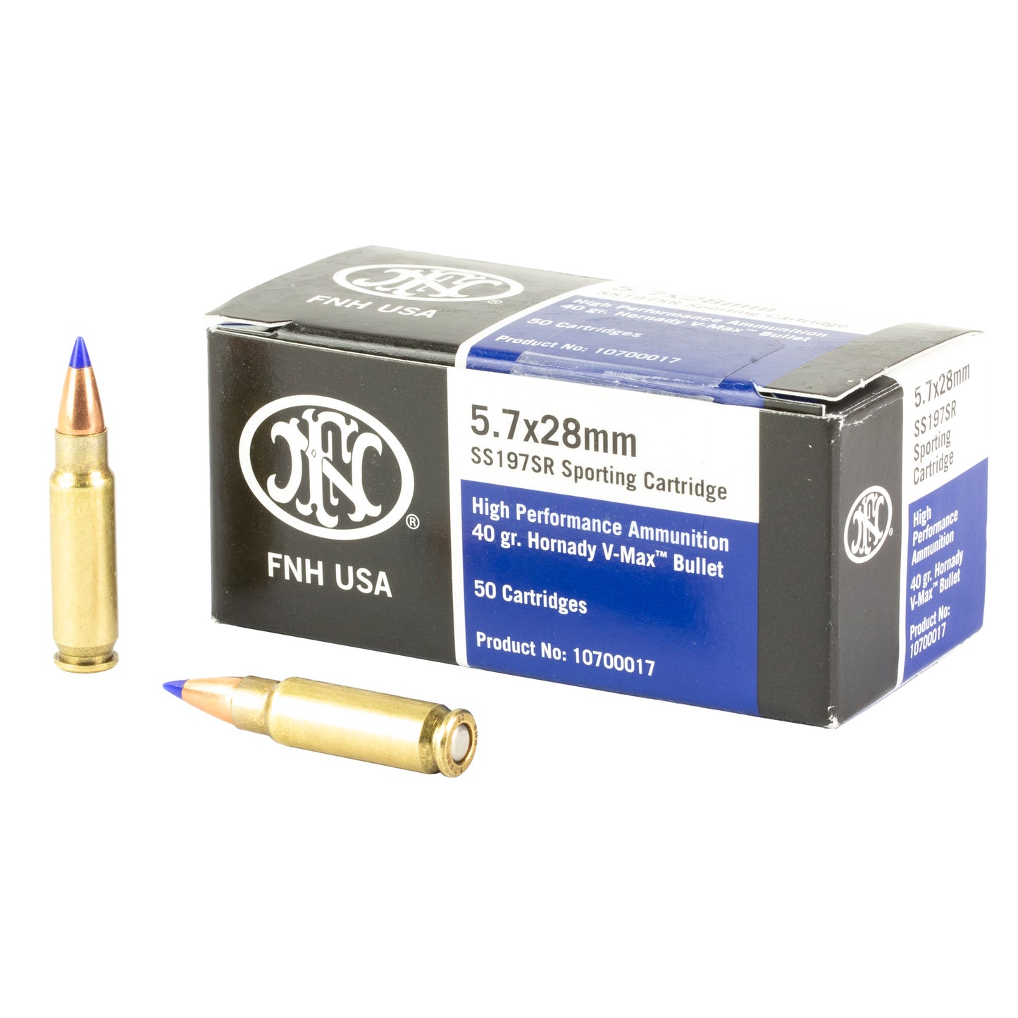 FN America, SS197SR, 5.7X28MM, 40 Grains, V-Max, 50 Round Box