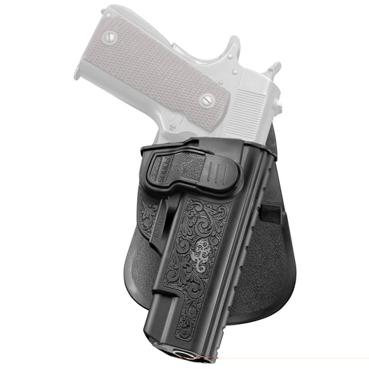 Fobus, CH Series, Paddle Holster, Fits All 1911 Style Pistols Without Rail, Right Hand