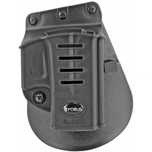 Fobus, E2 Paddle Holster, Fits Glock 26/27/33, Right Hand, Kydex, Black
