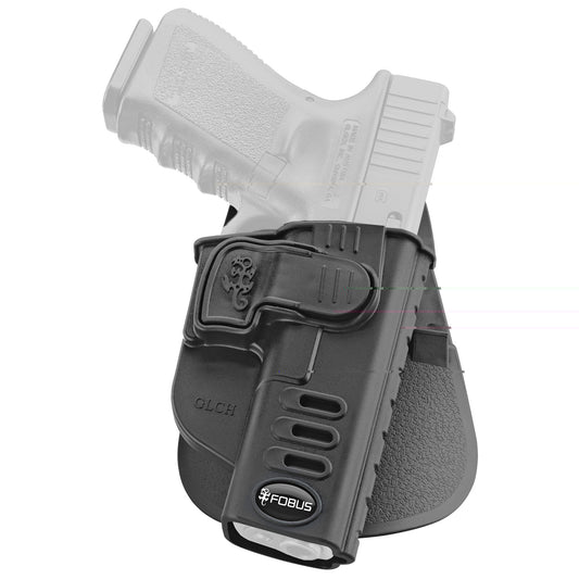 Fobus, CH Series, Paddle Holster, Right Hand, Black, Fits Glock 17,19,22,23,31,32, Polymer