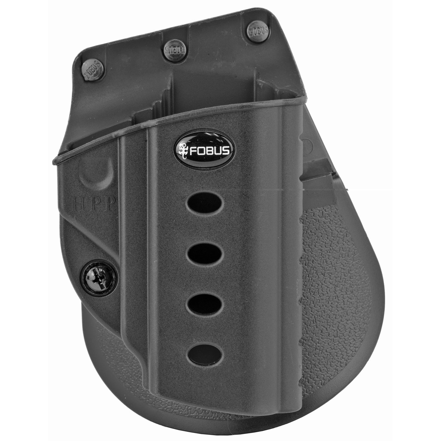 Fobus, E2 Paddle Holster, Fits Ruger P94/95/97, Hi-Point 45, Right Hand, Kydex, Black